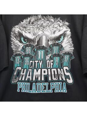 Vtg Philadelphia Eagles Super Bowl LIX Champs Shirt 3XL 2004